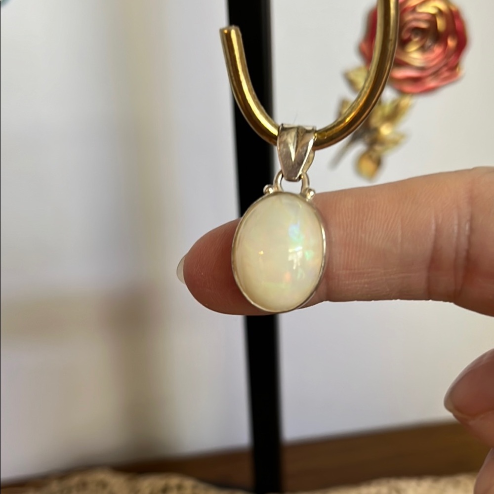 Elegant Silpada Opal Pendant